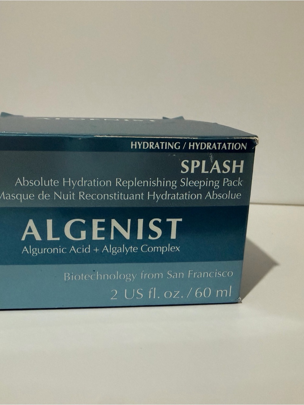 Algenist SPLASH Hydrating Sleeping Pack - Teal Blue